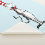 Dr. Seuss I Cat in het Pet Staande Tall Sherpa Deken (3/4)