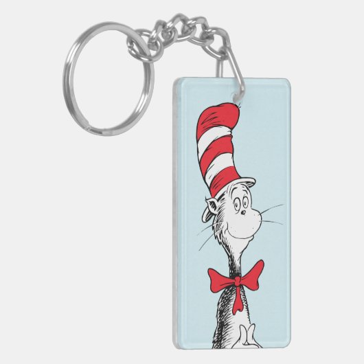 Dr. Seuss I Cat in het Pet Staande Tall Sleutelhanger (Voorkant Links)