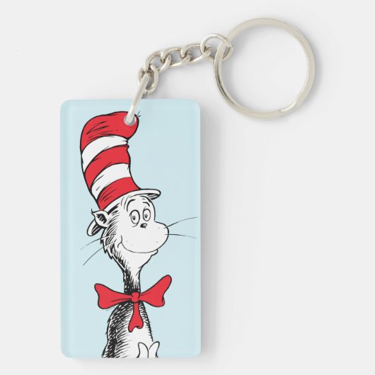 Dr. Seuss I Cat in het Pet Staande Tall Sleutelhanger (achterkant)