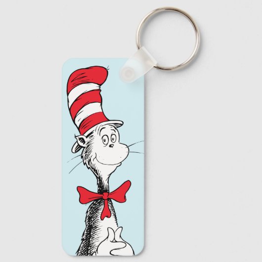 Dr. Seuss I Cat in het Pet Staande Tall Sleutelhanger (Achterkant)