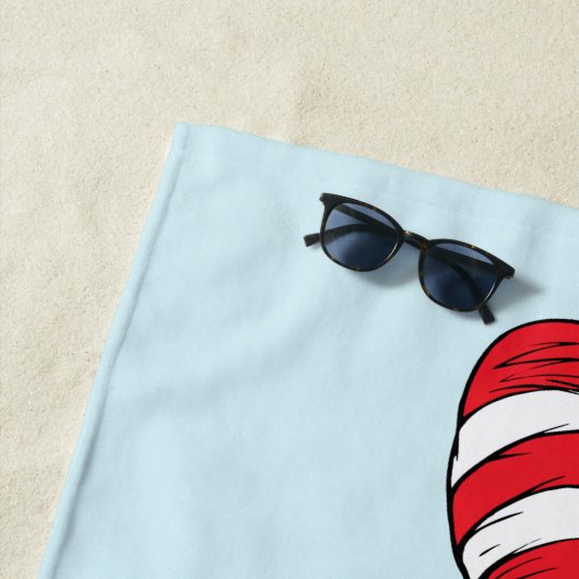 Dr. Seuss I Cat in het Pet Staande Tall Strandlaken (In situ)