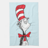 Dr. Seuss I Cat in het Pet Staande Tall Theedoek (Verticaal)