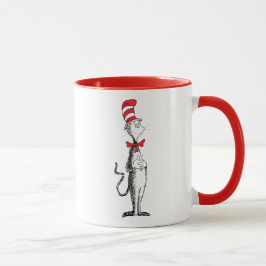 Dr. Seuss I De Kat in de Hoed Staat Trots Mok (Rechts)