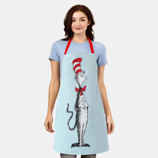 Dr. Seuss I De Kat in de Hoed Staat Trots Schort (Gedragen)