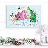 Dr. Seuss | Iedereen in Who-ville Canvas Afdruk