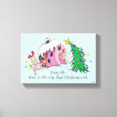 Dr. Seuss | Iedereen in Who-ville Canvas Afdruk (Voorkant)