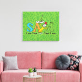 Dr. Seuss | Ik ben Sam. Sam ben ik. Canvas Afdruk (Insitu (Woonkamer))