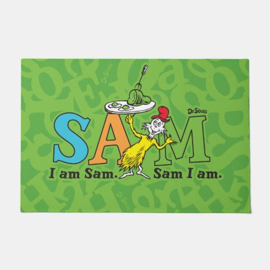 Dr. Seuss | Ik ben Sam. Sam ben ik. Deurmat (Voorkant)
