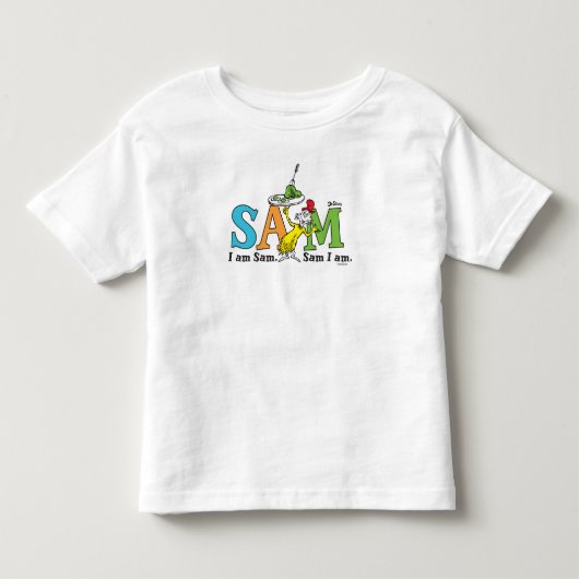 Dr. Seuss | Ik ben Sam. Sam ben ik. Kinder Shirts (Voorkant)