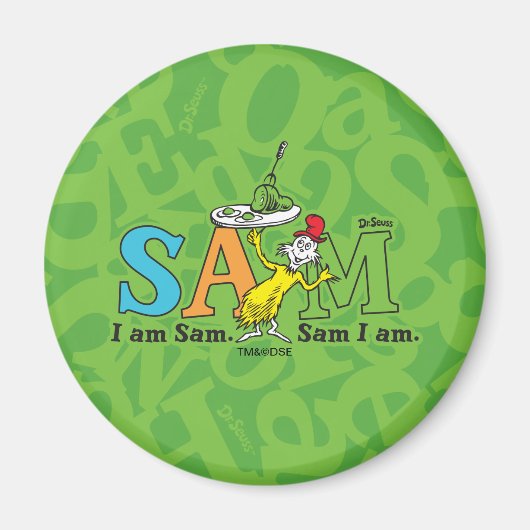 Dr. Seuss | Ik ben Sam. Sam ben ik. Magneet (Voorkant)