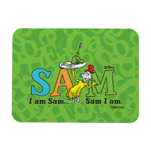Dr. Seuss Ik ben Sam. Sam ben ik. Magneet