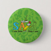 Dr. Seuss | Ik ben Sam. Sam ben ik. Ronde Button 5,7 Cm (Voorkant)