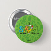 Dr. Seuss | Ik ben Sam. Sam ben ik. Ronde Button 5,7 Cm (Voorkant /achterkant)