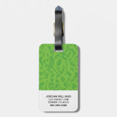 Dr. Seuss | Ik ben Sam. Sam ik ben. Bagagelabel (Achterkant verticaal)