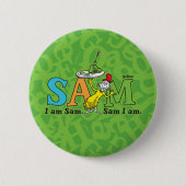 Dr. Seuss | Ik ben Sam. Sam ik ben. Ronde Button 5,7 Cm (Voorkant)