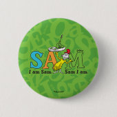 Dr. Seuss | Ik ben Sam. Sam ik ben. Ronde Button 5,7 Cm (Voorkant)
