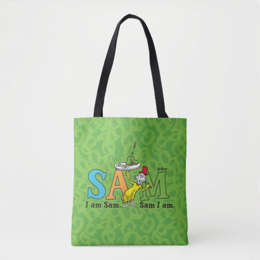 Dr. Seuss | Ik ben Sam. Sam ik ben. Tote Bag (Voorkant)