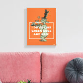 Dr. Seuss| Ik doe dat als groene eieren en ham Canvas Afdruk (Insitu (Woonkamer))