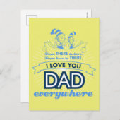 Dr. Seuss | Ik hou overal van je vader Briefkaart (Voorkant / Achterkant)