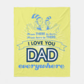 Dr. Seuss | Ik hou overal van je vader Fleece Deken (Voorkant)