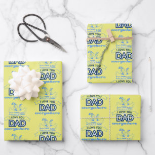 Dr. Seuss   Ik hou overal van je vader Inpakpapier Vel