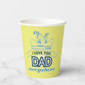 Dr. Seuss | Ik hou overal van je vader Papieren Bekers (Achterkant)