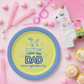 Dr. Seuss | Ik hou overal van je vader Papieren Bordje (Feest)