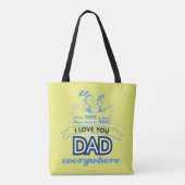 Dr. Seuss | Ik hou overal van je vader Tote Bag (Achterkant)