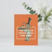 Dr. Seuss | Ik hou van groene eieren en ham Briefkaart (Staand voorkant)