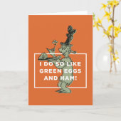 Dr. Seuss | Ik hou van groene eieren en ham Kaart (Gele Bloem)