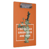 Dr. Seuss | Ik hou van groene eieren en ham Klembord (Rechts)