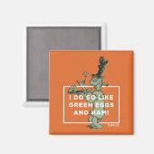 Dr. Seuss | Ik hou van groene eieren en ham Magneet (Voorkant / Achterkant)