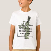 Dr. Seuss | Ik hou van groene eieren en ham T-shirt (Voorkant)