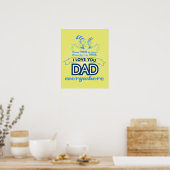 Dr. Seuss | Ik hou van je papa overal Poster (Keuken)