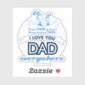 Dr. Seuss | Ik hou van je papa, overal Sticker (Vel)