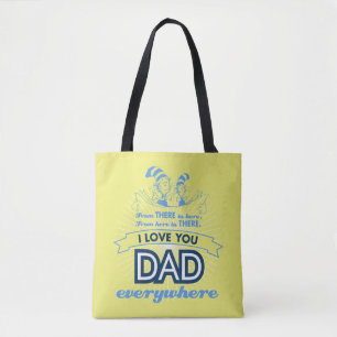 Dr. Seuss Ik hou van je papa overal Tote Bag