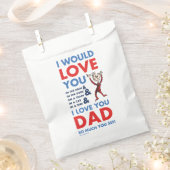 Dr. Seuss | Ik hou zoveel van je vader dat je ziet Bedankzakje (Geknipt)