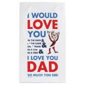 Dr. Seuss | Ik hou zoveel van je vader dat je ziet Klein Cadeauzakje (Achterkant)