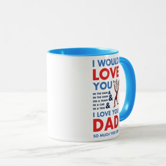 Dr. Seuss | Ik hou zoveel van je vader dat je ziet Mok (Voorkant rechts)