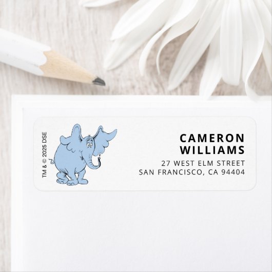 Dr. Seuss Karakter Confetti | Kinderverjaardag Etiket (Insitu)