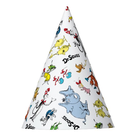 Dr. Seuss Karakter Confetti | Kinderverjaardag Feesthoedjes (Voorkant)