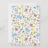 Dr. Seuss Karakter Confetti | Kinderverjaardag Kaart (Achterkant)