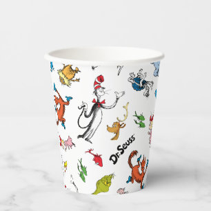 Dr. Seuss Karakter Confetti Kinderverjaardag Papieren Bekers