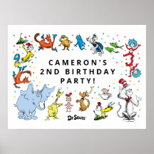 Dr. Seuss Karakter Confetti | Kinderverjaardag
