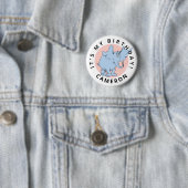 Dr. Seuss Karakter Confetti | Kinderverjaardag Ronde Button 5,7 Cm (In situ)