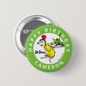 Dr. Seuss Karakter Confetti | Kinderverjaardag Ronde Button 5,7 Cm (Voorkant /achterkant)