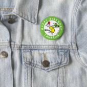 Dr. Seuss Karakter Confetti | Kinderverjaardag Ronde Button 5,7 Cm (In situ)