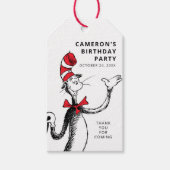 Dr. Seuss Karakter Confetti | Verjaardag kinderen Cadeaulabel (Voorkant)