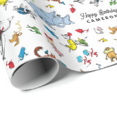 Dr. Seuss Karakter Confetti | Verjaardag kinderen Cadeaupapier (Rol Hoek)