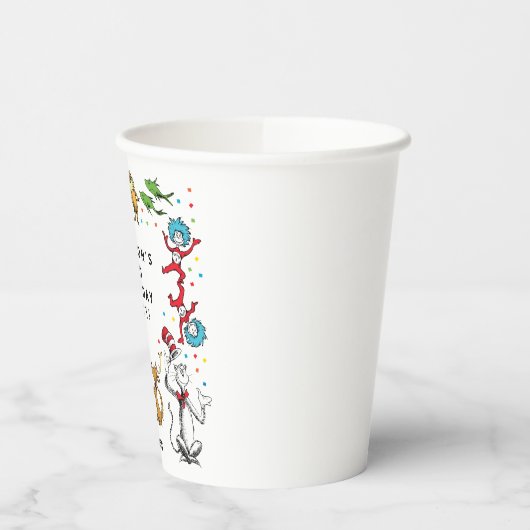 Dr. Seuss Karakter Confetti | Verjaardag kinderen Papieren Bekers (Links)